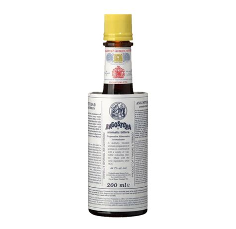 angostura bitters alcohol content.